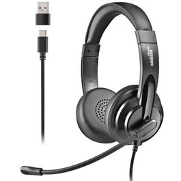 AURICULAR VOX 605 USB-C NEGRO NGS